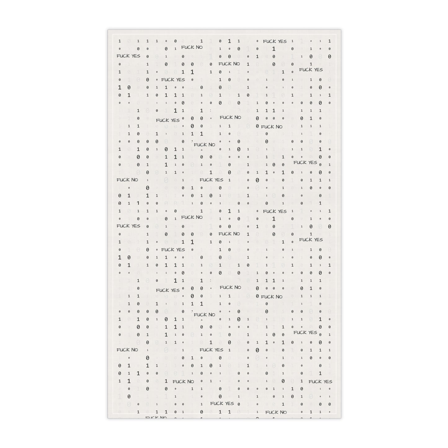 Fuck Yes - Tea Towel