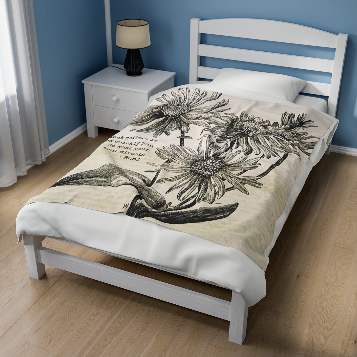 Rumi Intuition Throw Blanket