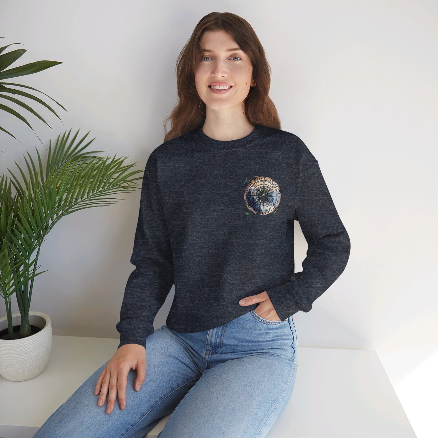 Let The Heart Be The Compass Crewneck Sweatshirt