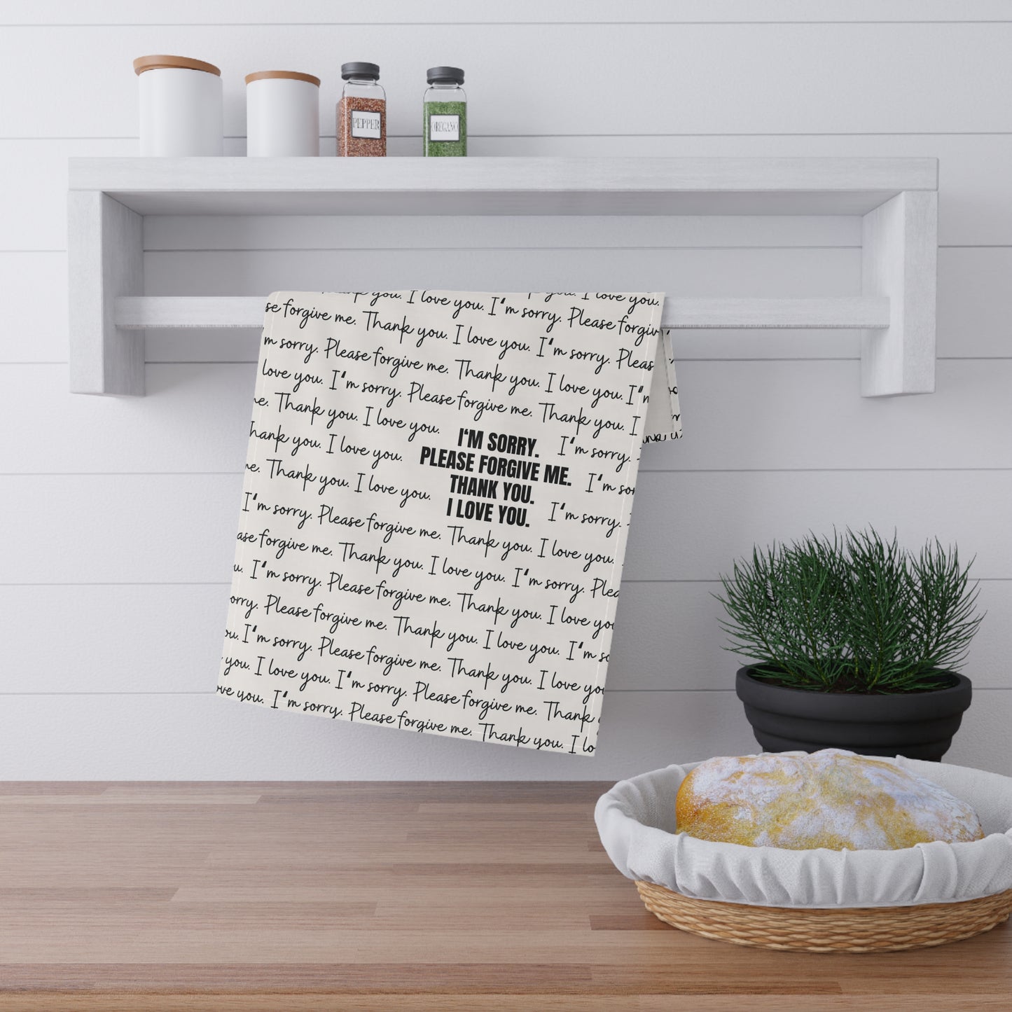 Ho'oponopono Kitchen Towel - Love for Inner Child