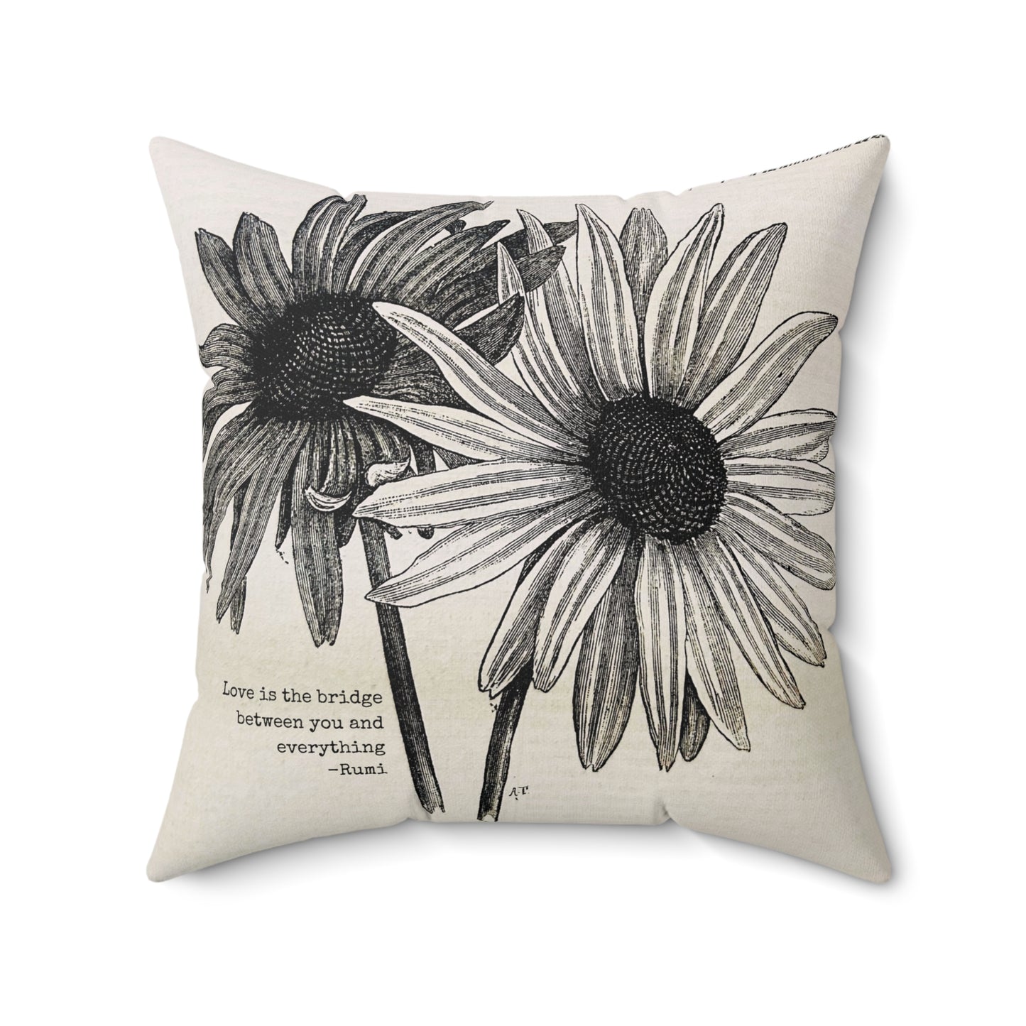 Love Is The Bridge Rumi Pillow (Currently Unavailable)