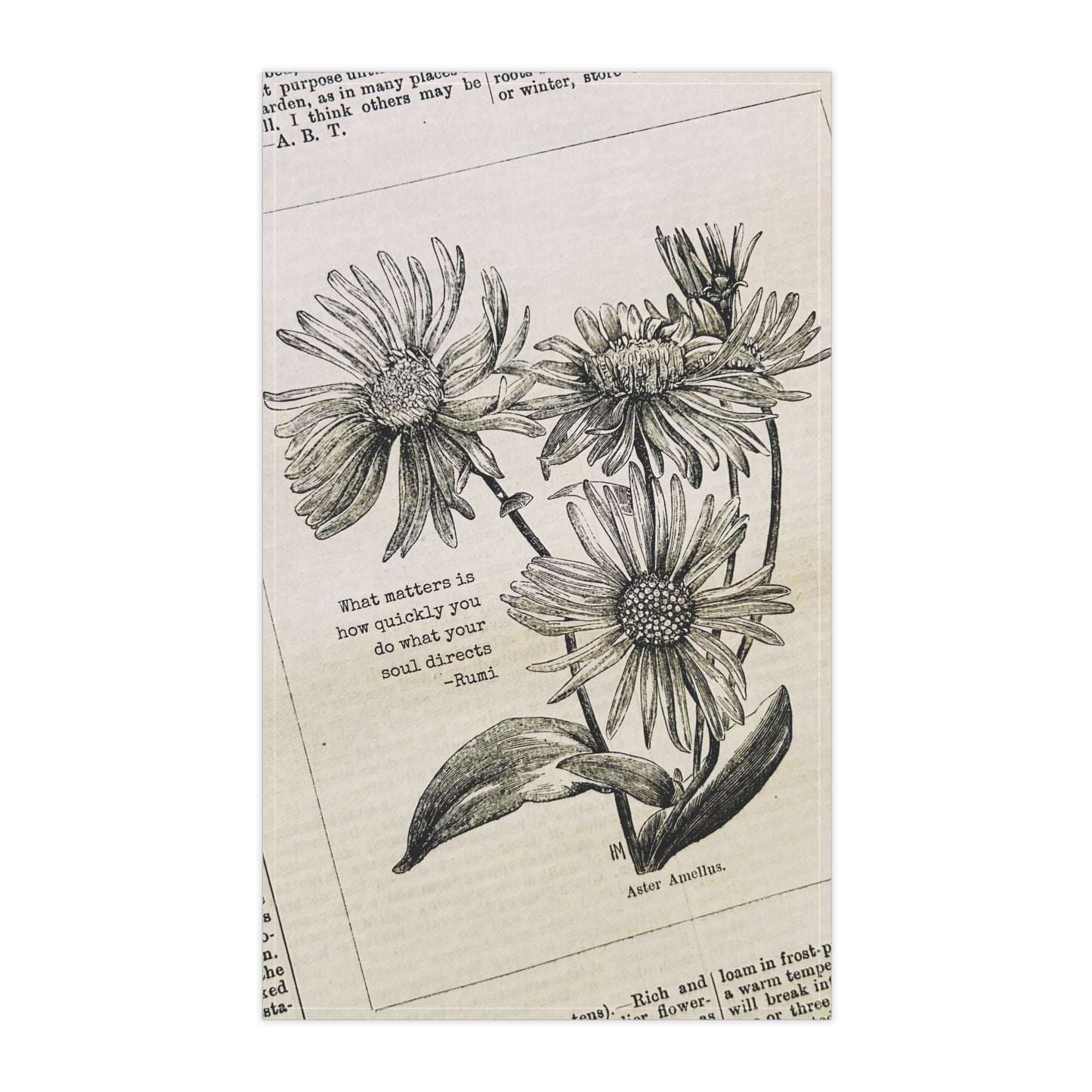 Rumi Intuition Tea Towel