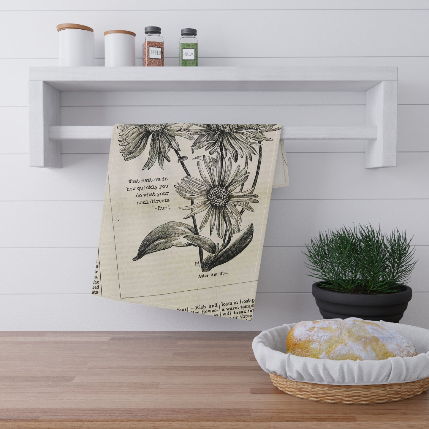 Rumi Intuition Tea Towel