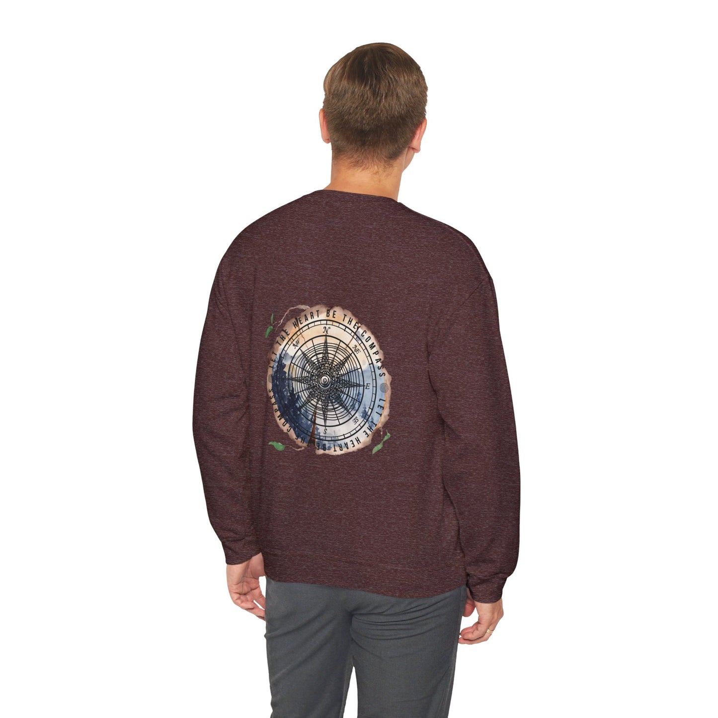 Let The Heart Be The Compass Crewneck Sweatshirt