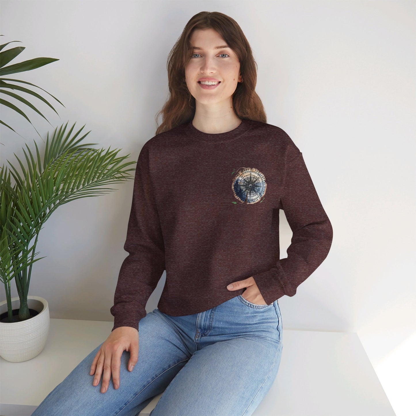 Let The Heart Be The Compass Crewneck Sweatshirt