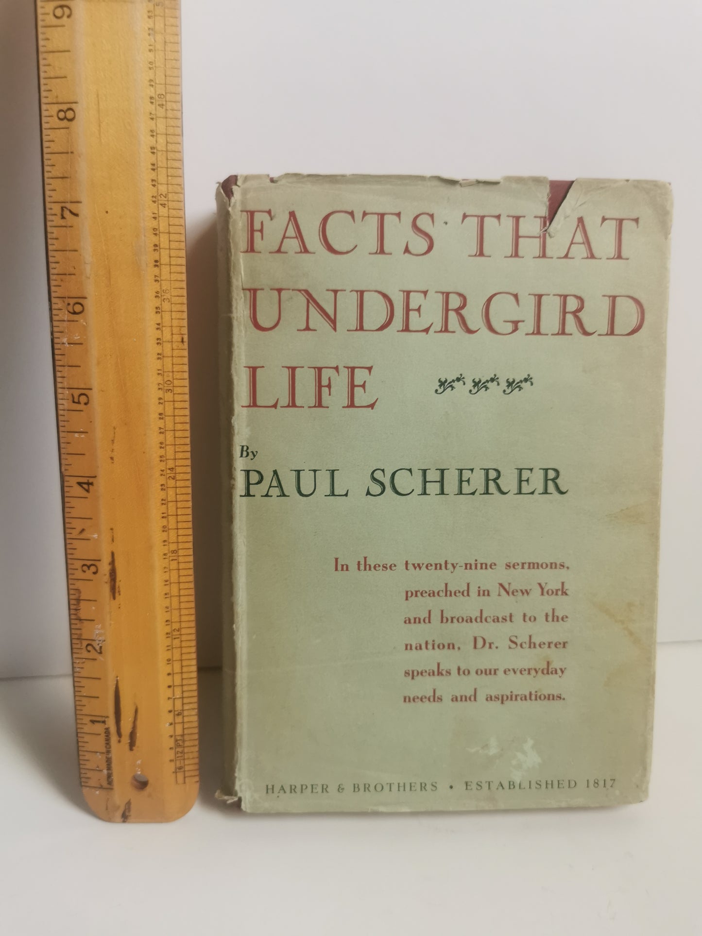 Facts That Undergrid Life - Everyday Needs and Aspirations - 1938