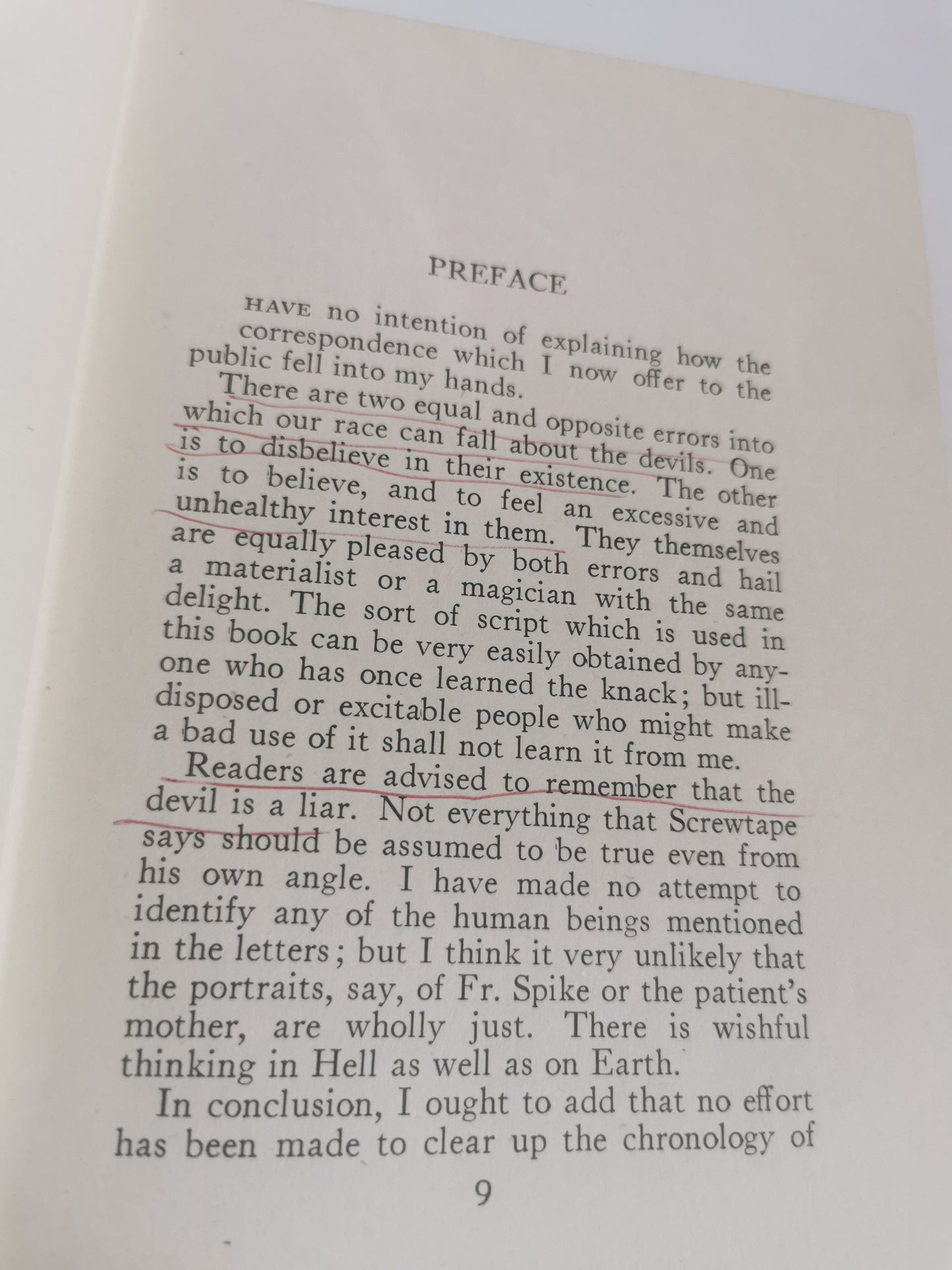 The Screwtape Letters - "To J.R.R Tolkien" - 1945